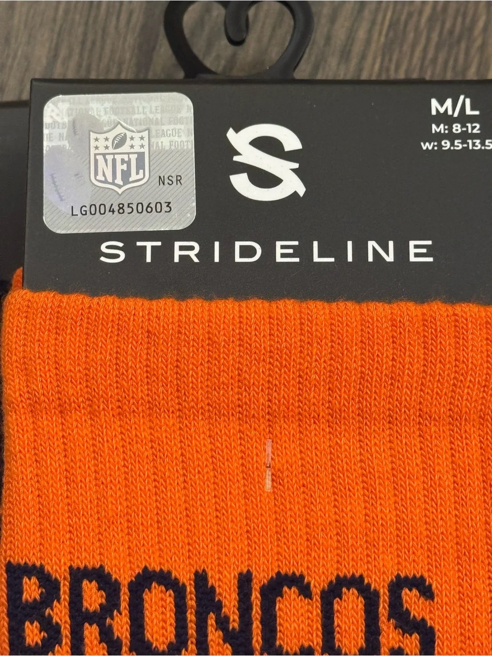 Denver Broncos Country Crew Socks - Orange/Blue